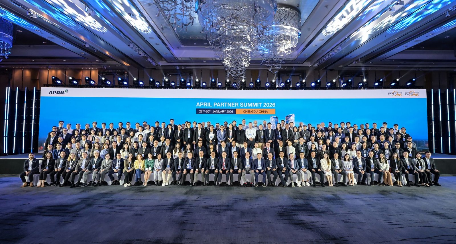 PaperOne Partner Summit in Chengdu group photo